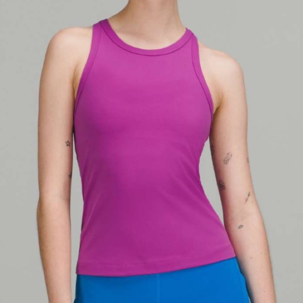 Lululemon Align Waist Length Racerback *Vivid Plum*